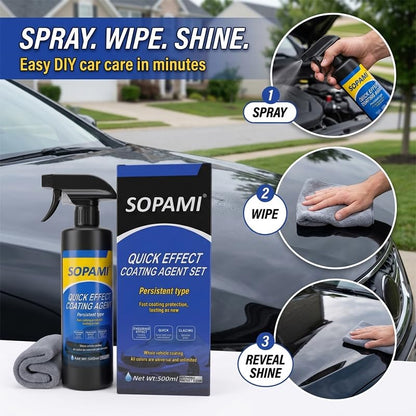 Sopami Car Coating Spray, Quick Effect Coating Agent - 33.8 FL OZ