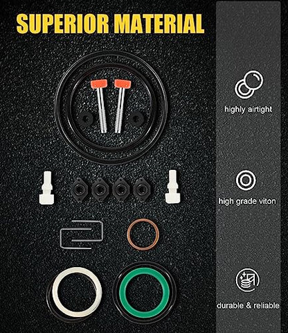 Yoursme 238286 Repair Kit Fit for Graco 300 5:1 Ratio Fire Ball 300 Oil Pumps Repairing, 238-286 Upper & Lower Repair Kit Fluid and Air Repair Parts Included #203876