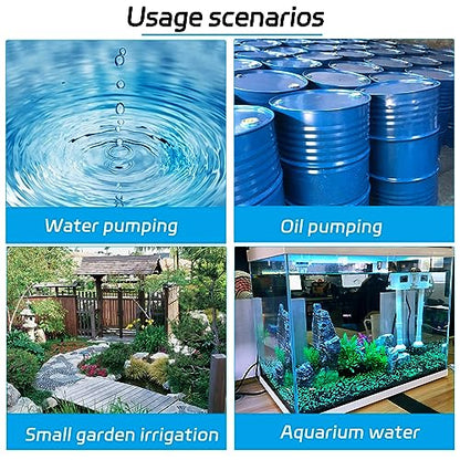 12V 80W Submersible Transfer Pump Water Diesel Oil for Auto Marine Farm