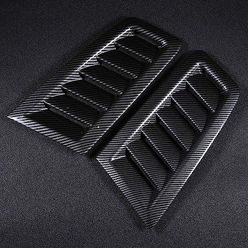 Universal Car Hood Vent Scoop Kit, Cold Air Intake Louvers for Auto Cooling, Fit for RS MK2 Bonnet Cover (Hydrographics Transfer Printing) - color: Hydrographics Transfer Printing