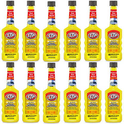STP Water Remover, All Season Cleaner for Cars & Truck, Bottles, 5.25 Fl Oz, Pack of 12, 78572-12PK - style: Water Remover