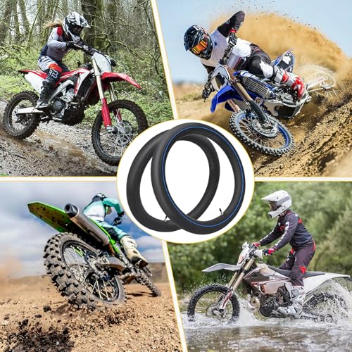 2.75/3.00-19 Inner Tube 70/100-19 Dirt Bike Inner Tube Heavy Duty - color: 2 Pack, size: 2.75/3.00-19*2