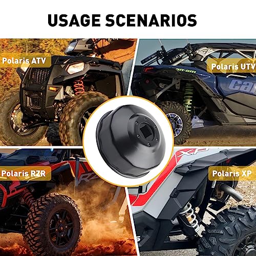Three T Oil Filter Wrench, Oil Filter Tool For Polaris All Vehicles