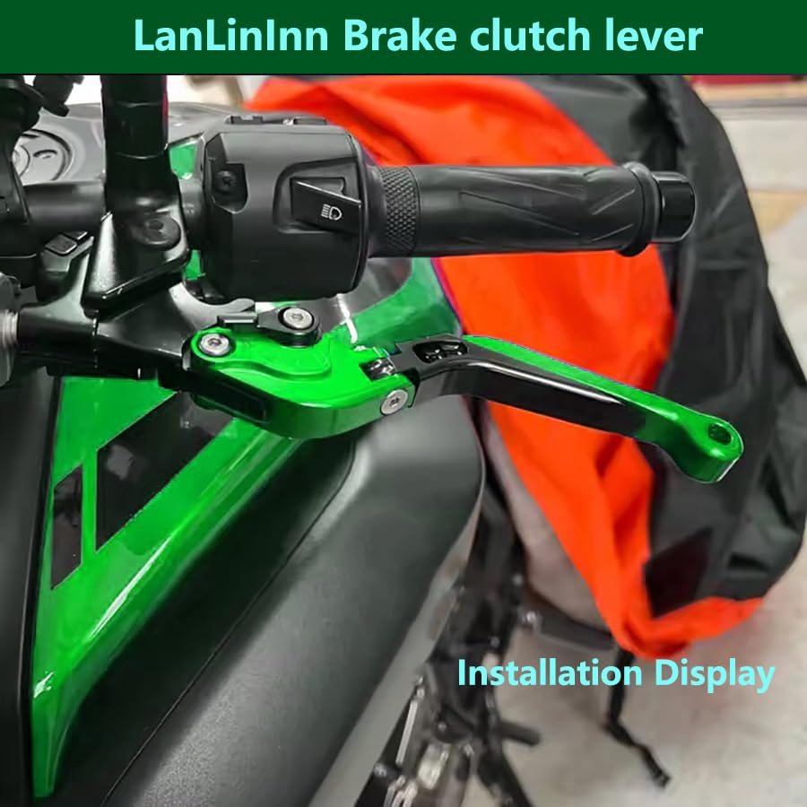 Motorcycle Brake and Clutch Levers Modified Parts For ZX-6R 636 2025 2026 - color: Green