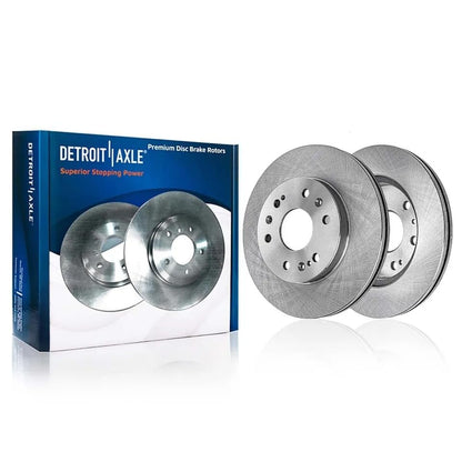 Detroit Axle - 8pc Brake Kit for 2009-2013 Chevy GMC Silverado Sierra 1500 - size: 8PR50755/KIT