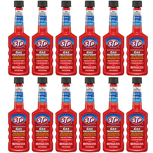 STP Fuel Intake System Cleaner, Super Concentrated Gas Treatment for Cars, Trucks, 5.25 Fl Oz Each, 12 Pack - style: Gas Treatment (Super Concentrated)