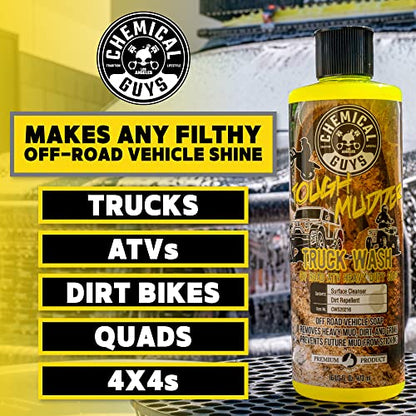 Chemical Guys, Tough Mudder Heavy Duty Foaming Car Wash Soap, Lemon, 16 oz - size: 16 Fl Oz (Pack of 1)