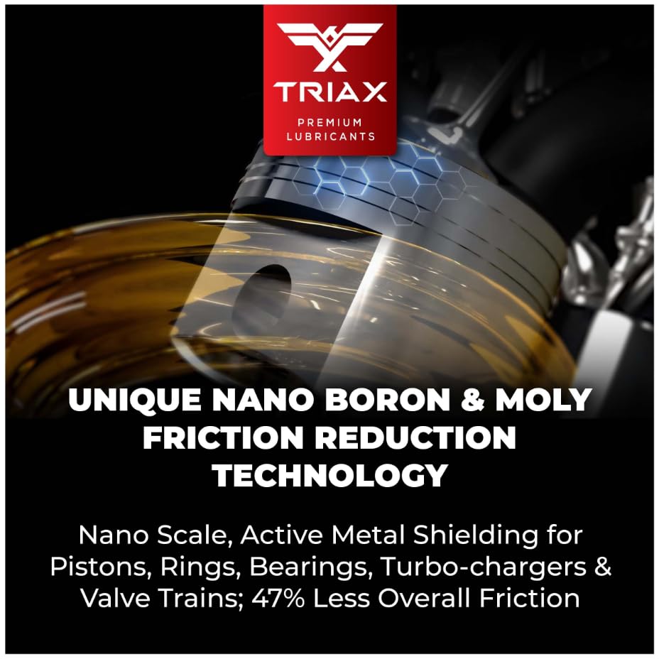 TRIAX Euro VX 5W-30 Full Synthetic Ester, Compatible with VW 507.00/504.00, VW Audi 502.00, 505.01, BMW LL-04, Porsche C30, ACEA C3, Mercedes 229.51, 229.5, 229.31 (5 Gallon) - size: 5 Gallon