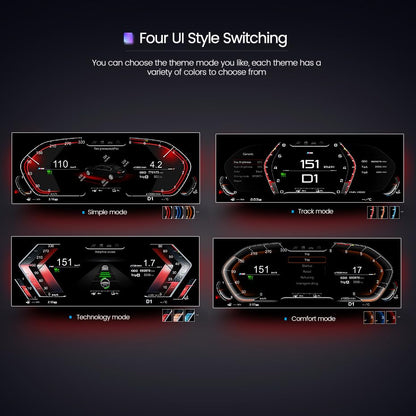 12.3 Inch Digital Gauge Cluster Virtual Cockpit for BMW X6 E71 E72 2007-2013 LCD Instrument Dashboard Speedometer Screen Panel Head Unit