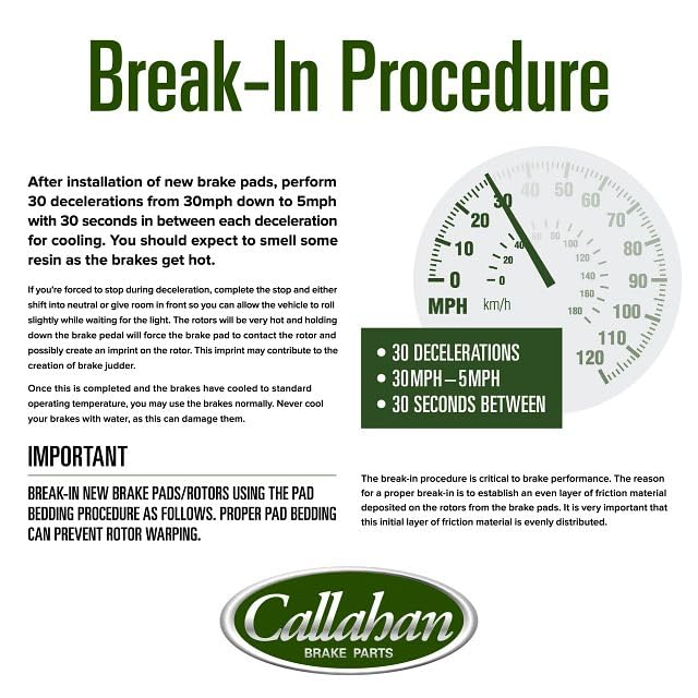 Callahan Brake Parts Front Brake Kit for Mercedes-Benz C300 EBYK025618 - style: Drilled Slotted Upgrade