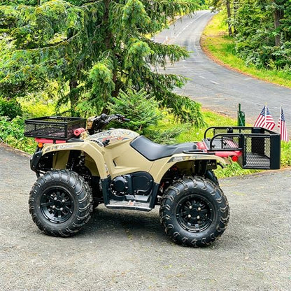 ORCISH Heavy Duty ATV Rear Drop Basket, Steel Mesh Rack with Mounting Kit - size: 40" L