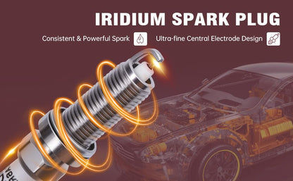 UF549 Ignition Coil Pack & Spark Plugs Tune Up Kit, 4 Pack - size: UF549 & Spark Plugs