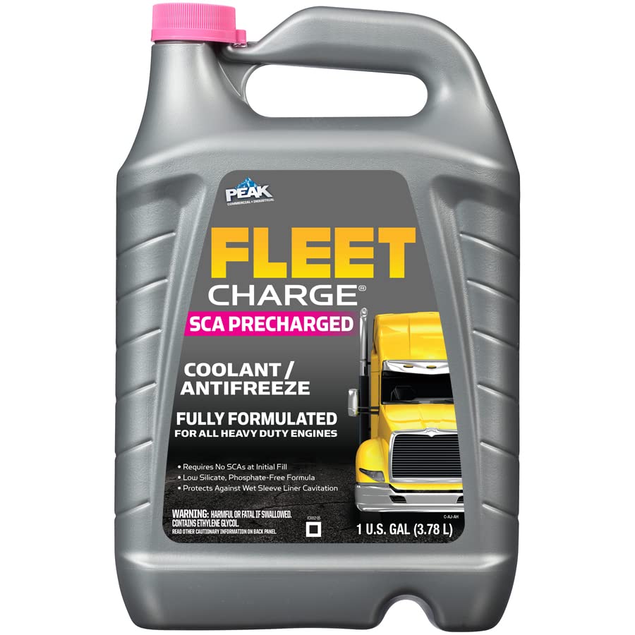PEAK Fleet Charge SCA Precharged Coolant/Antifreeze, Concentrate, 1 Gallon - size: Concentrate