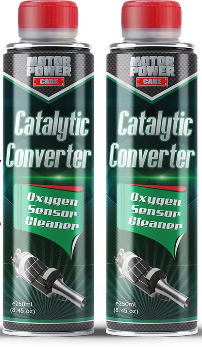 MotorPower Care Catalytic Converter Cleaner 4-Pack — Pass Smog & Emissions Test, Fix P0420/P0430 Check Engine Light | O2 Sensor & EGR Cleaner | Fuel Additive, 8.45 fl oz Each - size: 8.45 Fl Oz (Pack of 4)