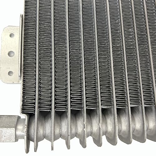 Low Pressure Drop Transmission Oil Cooler 40k Transmission Oil Cool Compatible For Heavy Duty 40,000 GVW Max Low Mounting Hardware Towing Applications and Advanced Cooling Protection LPD47391 - size: Silver
