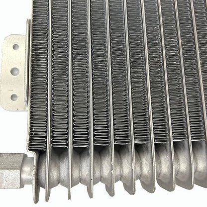 Low Pressure Drop Transmission Oil Cooler 40k Transmission Oil Cool Compatible For Heavy Duty 40,000 GVW Max Low Mounting Hardware Towing Applications and Advanced Cooling Protection LPD47391 - size: Silver