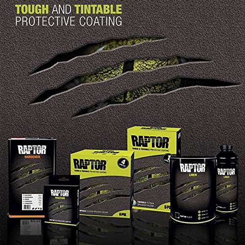Custom Shop Raptor Tintable Urethane Spray-On Truck Bed Liner, 1 Quart Kit