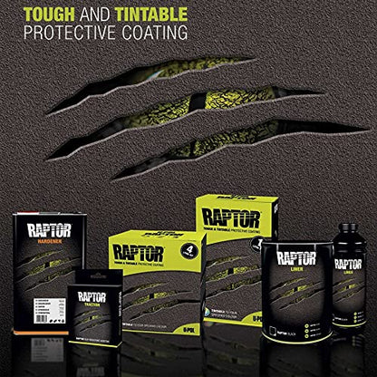 Custom Shop Raptor Tintable Urethane Spray-On Truck Bed Liner, 1 Quart Kit
