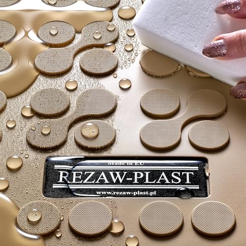 Rezaw-Plast Rubber Floor Mats Compatible with 2000-2007 Mercedes Benz C Class Car Mats All Weather W203 /Sedan/Wagon/Custom Fit Tailored All Season Car Accessories Beige