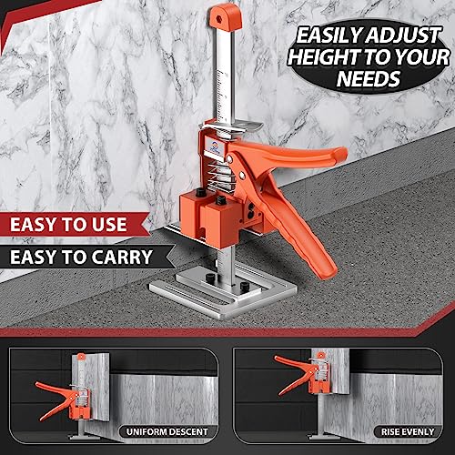 XClifes Labor Saving Arm Jack, 2 Pack Furniture Lifter Tool, Orange - color: Orange