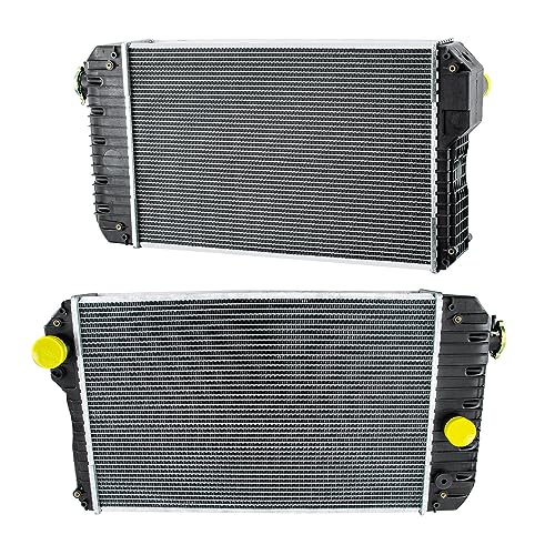OE # 2485B297 Aluminium Radiator Replacement for Perkins 1104D-E44TA, Aluminium Core Cooling Radiator 690mm x 465mm - size: 2485B297