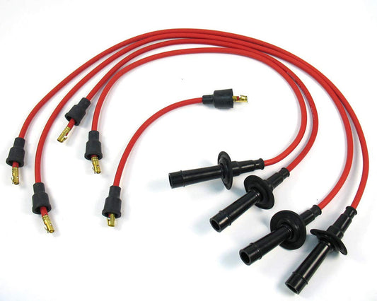Pertronix 704401 Flame-Thrower Red Custom Fit 4 Cylinder Spark Plug Wire - color: Red