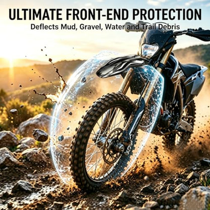 Stylish Sticker Design Motorcycle Front Fender for Talaria - color: Black with Graphics Sticker