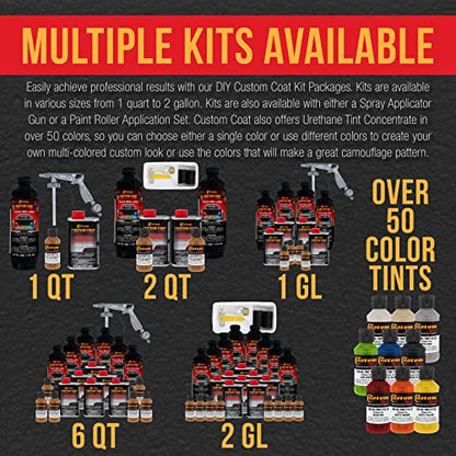 Custom Coat Light Brown Spray-On Urethane Truck Bed Liner Kit, 2 Quarts