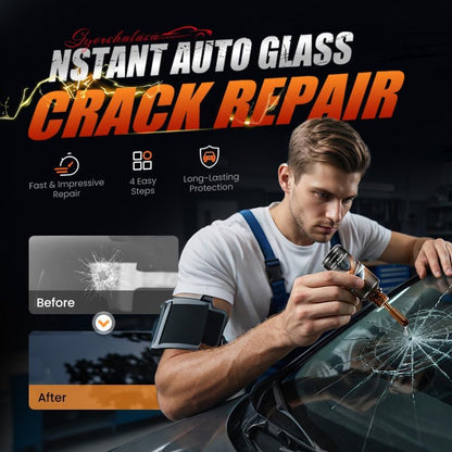 2PCS Windshield Crack Repair Liquid, Windshield Chip Repair Kit, 2026 New Upgrade Car Windshield Crack Repair Kit, Quick-Glass Repair Liquid, Long-Lasting for Windshields, Mirrors, All Crack Types