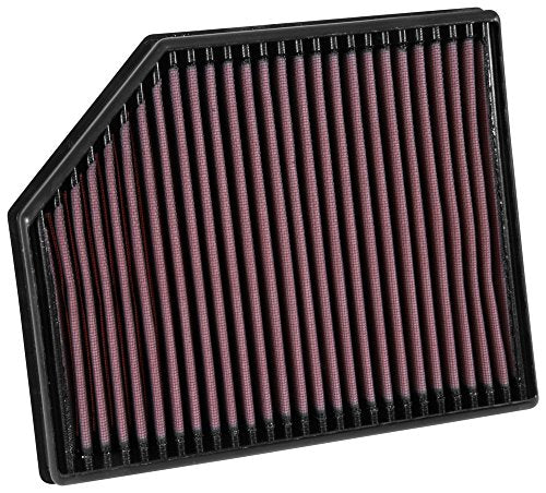 K&N High-Flow Original Lifetime Engine Air Filter: Increase Power: Premium, Washable: Compatible with 2016-2026 VOLVO: S60, S90, V60, V90, XC60, XC90, 33-3065