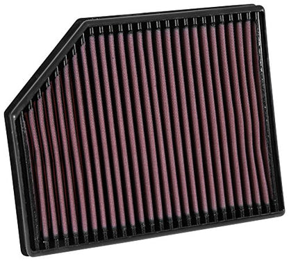 K&N High-Flow Original Lifetime Engine Air Filter: Increase Power: Premium, Washable: Compatible with 2016-2026 VOLVO: S60, S90, V60, V90, XC60, XC90, 33-3065