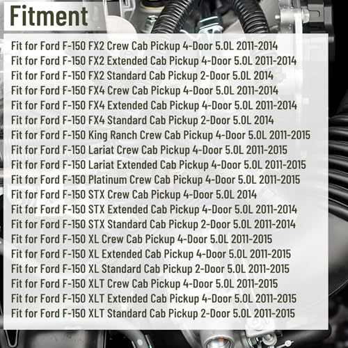 Radiator Coolant Hose With T-Connector Fit for Ford F150 2011-2014