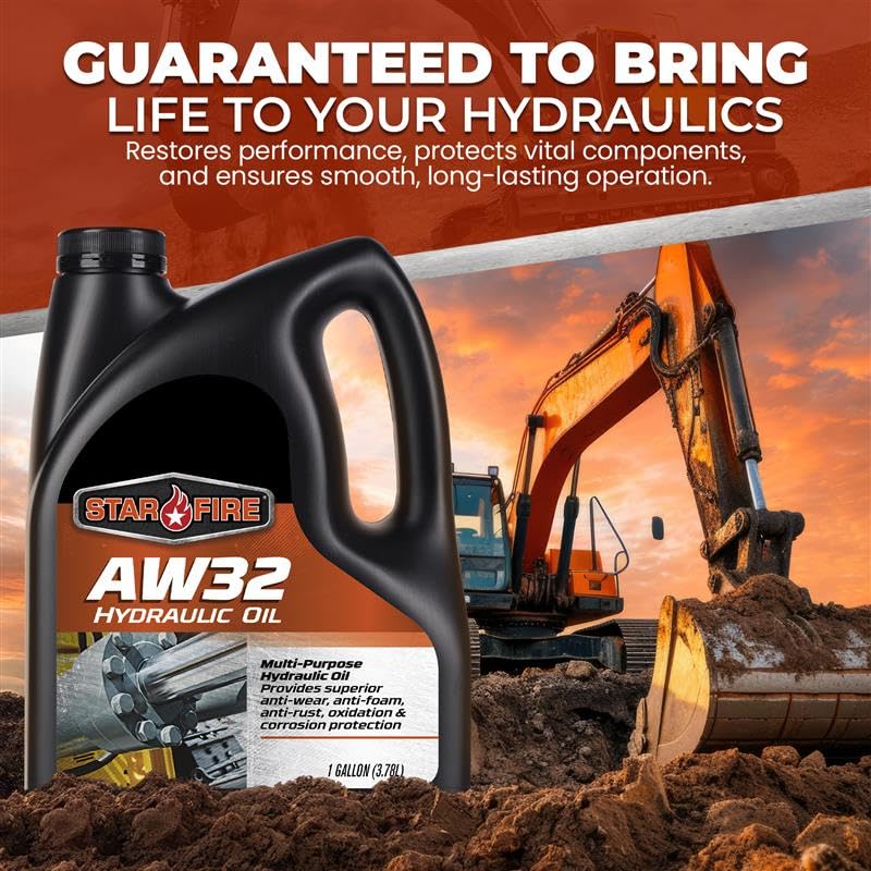 STARFIRE AW32 Anti-Wear Hydraulic Oil for Industrial/Mobile Equipment 1-Gal - size: 1 Gallon