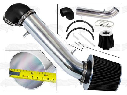 Short Ram Air Intake Kit for 91-95 Wrangler 2.5L L4/4.0L L6 (Black) - color: Black