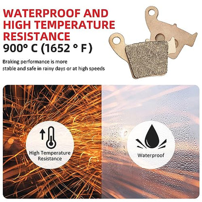 Front Rear Brake Pads Sintered for Honda CRF450R CRF250R CR250 CR125 CRF450X CRF250X CRF450 CRF250 CR250R CR125R