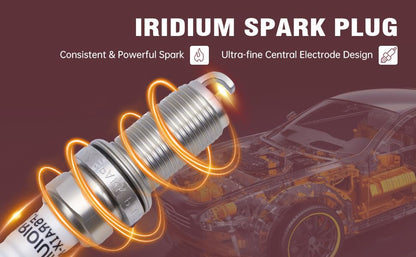UF495 Ignition Coils & Spark Plugs Tune Up Kit, 6 Pack - size: UF495 & Spark Plugs