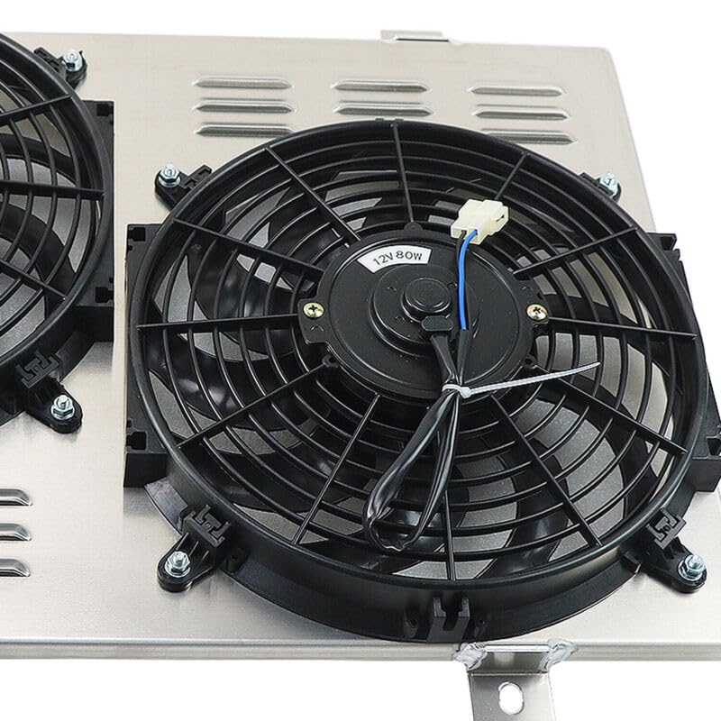 Aluminum Radiator Shroud Fan For Ford Mustang Lx/Gt 1979-1993 - size: Shroud Fan