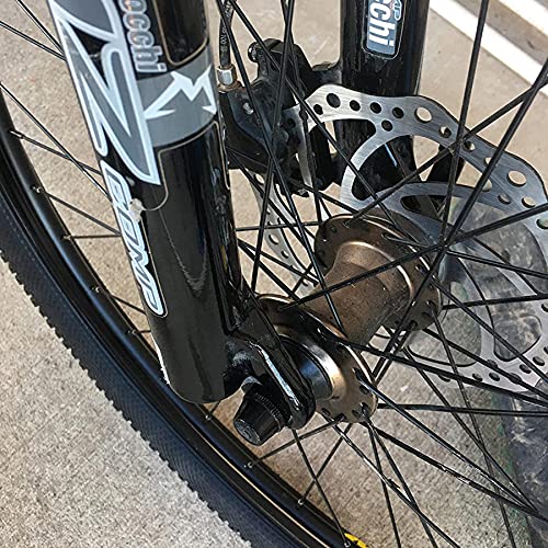 Teyssor 140mm 160mm 180mm 203mm Bike Disc Brake Rotor with 6 Bolts Fit for Road Bike Mountain Bike BMX MTB - color: Silver