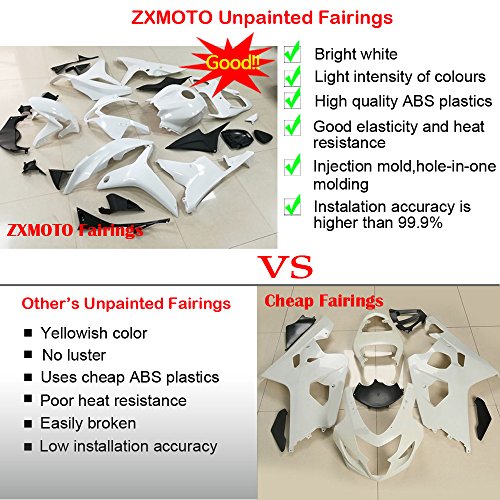 Unpainted Motorcycle Fairing Kit Fit For 2013 2014 2015 2016 2017 Kawasaki NINJA 300 EX300 EX300A EX300B/NINJA 250 2013-2015,ABS Plastics Bodywork Fairings