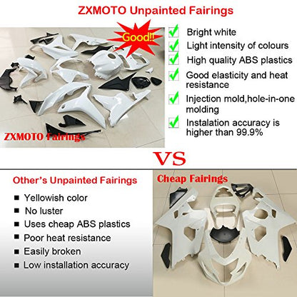 Unpainted Motorcycle Fairing Kit Fit For 2013 2014 2015 2016 2017 Kawasaki NINJA 300 EX300 EX300A EX300B/NINJA 250 2013-2015,ABS Plastics Bodywork Fairings