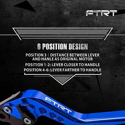 Adjustable Short Brake Clutch Levers Compatible with YZF R6 2005 2006 2007 2008 2009 2010 2011 2012 2013 2014 2015 2016, YZF R1 2004-2008 Blue - color: Blue, size: YZF R1 2004-2008, YZF R6 2005-2016