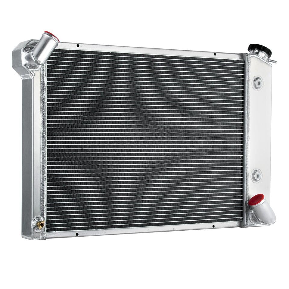 615 3 Row Aluminum Radiator For 1966-1968 67 Chevy Corvette 7.0L 427ci V8 Engine 66 67 68 Chevy Corvette Crossflow Radiators