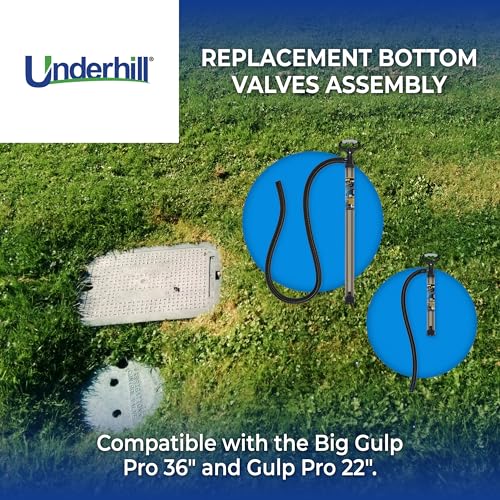 Underhill Bottom Valves for Water Pump Big Gulp Pro 36 Inch and Gulp Pro 22 Inch Pumps, Replacement Parts, Repair, Fluid Transfer, A-GRPBV - style: Replacement Bottom Valves Assembly
