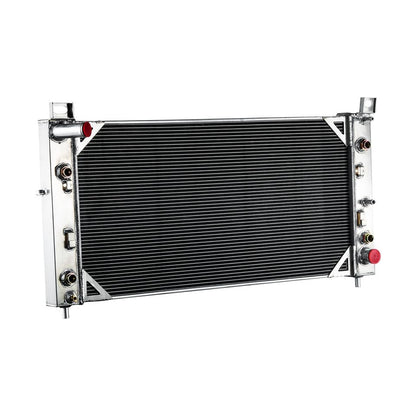 3 Row Core Radiator Compatible with 2001-2002 01 02 Chevy Silverado 2500HD 3500 GMC Sierra 2500 3500 GMC C6500 C7500 Topkick Radiator,8.1L Full Aluminum Radiators