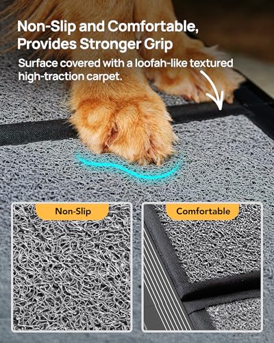 PetThem Dog Ramp for Car, 71" L × 19.7" W, Extra-Long Extra-Wide Foldable - size: Upgraded 71'' L x 19.7" W