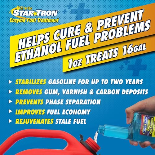 STAR BRITE Star Tron Enzyme Fuel Treatment - Gasoline - style: 16 Oz Treats 256 Gallons