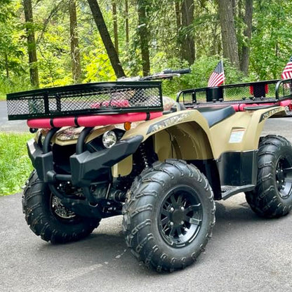ORCISH Heavy Duty ATV Front Cargo Basket, Steel Mesh Rack with Mounting Kit - size: 36" L