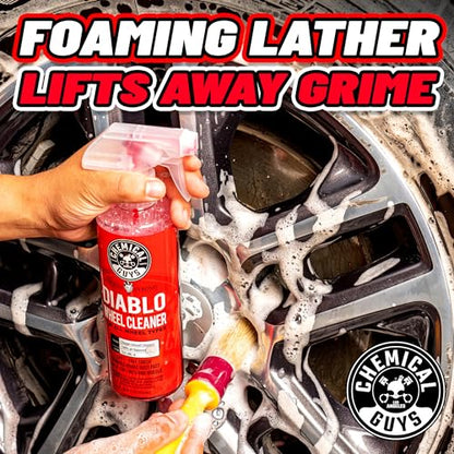 Chemical Guys, Diablo Brake Dust & Wheel Cleaner Spray for Rims, 2 x 16 oz - style: Sprayable 2 Pack