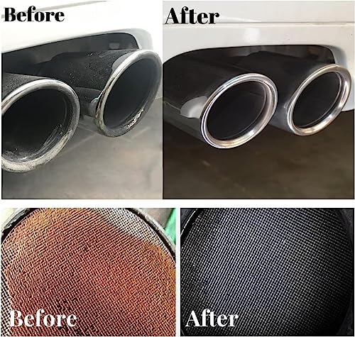 Catalytic Converter Cleaner, Auto Parts Engine Auto Parts Engine Cleaner, Pipe Carbon Removal Cleaner Treatment Additive Oil, Fuel System Treatment Oil for Gas and Diesel Car (2PCS*120ML) ﻿