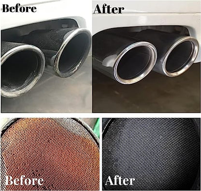 Catalytic Converter Cleaner, Auto Parts Engine Auto Parts Engine Cleaner, Pipe Carbon Removal Cleaner Treatment Additive Oil, Fuel System Treatment Oil for Gas and Diesel Car (2PCS*120ML) ﻿